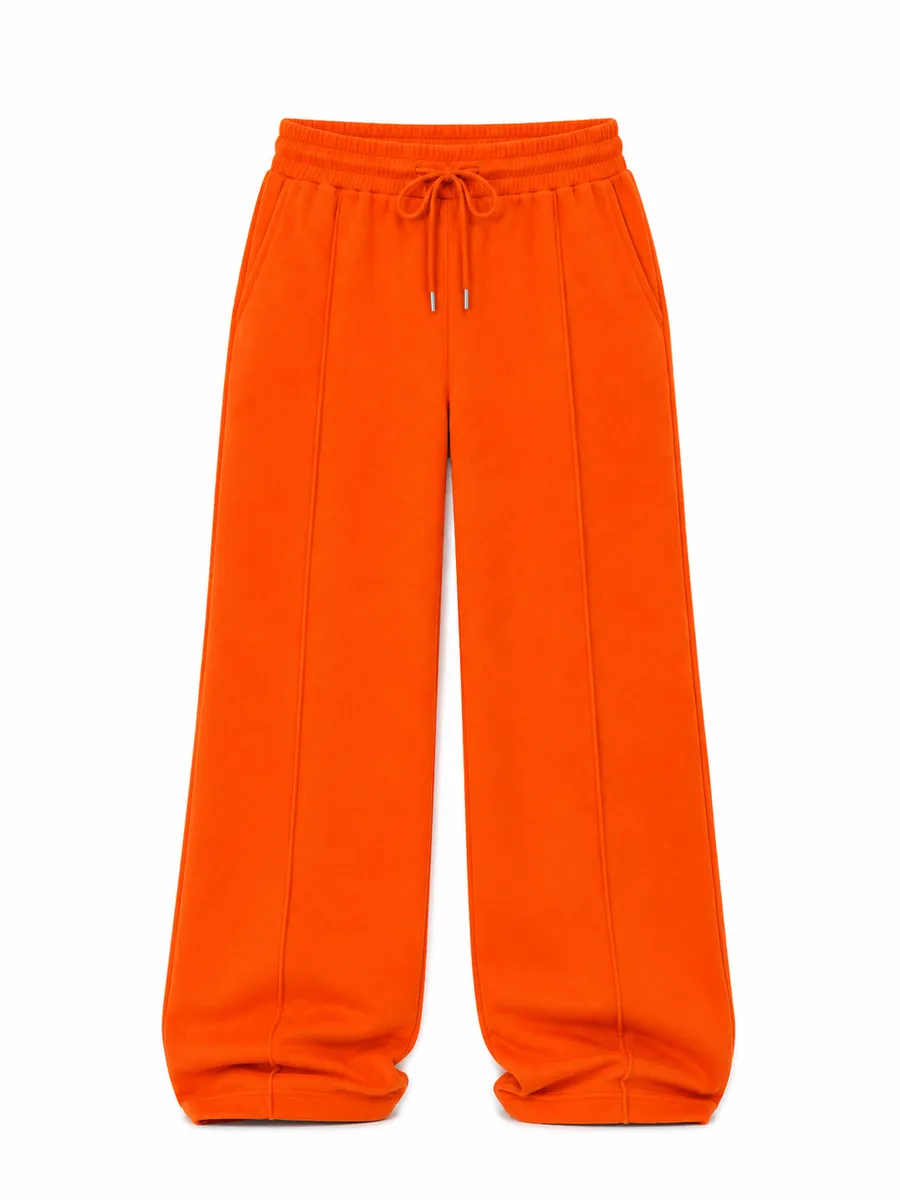 Secret Shield Orange Voltage Wide-Leg Lounge Pants