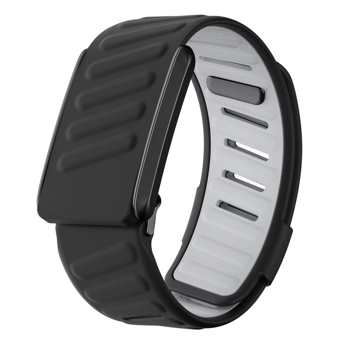 Durable Soft Silicone Wristband Compatible with WHOOP 4.0/3.0 Band - Black