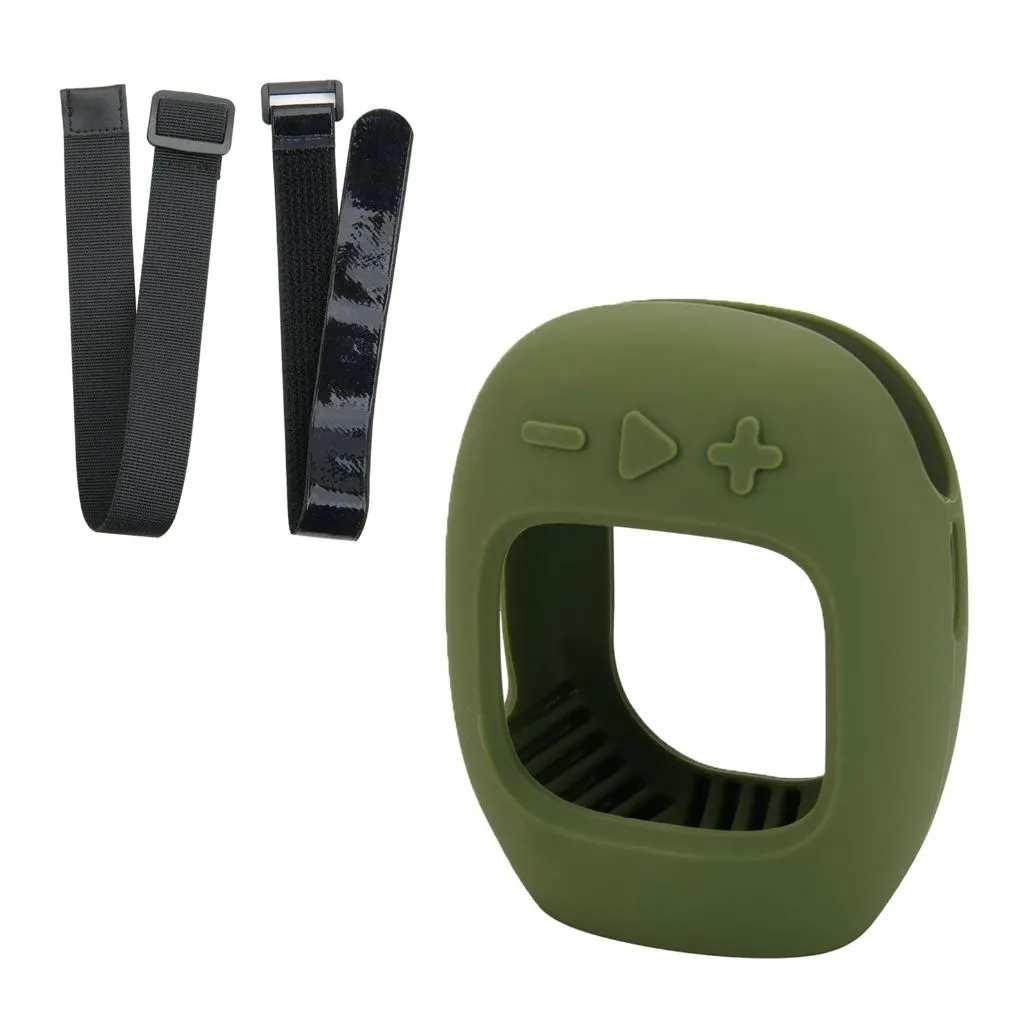 Portable Silicone Case for Clip 5 Bluetooth-compatible Speaker with - Green