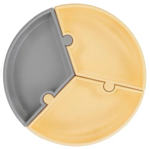 Puzzle Plate - Mellow Yellow