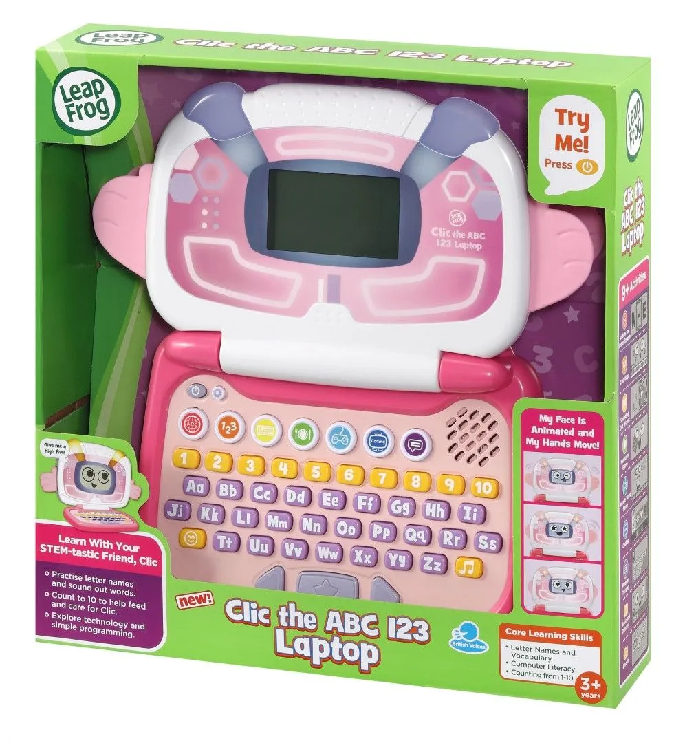 Leapfrog Clic The ABC 123 Laptop - Violet