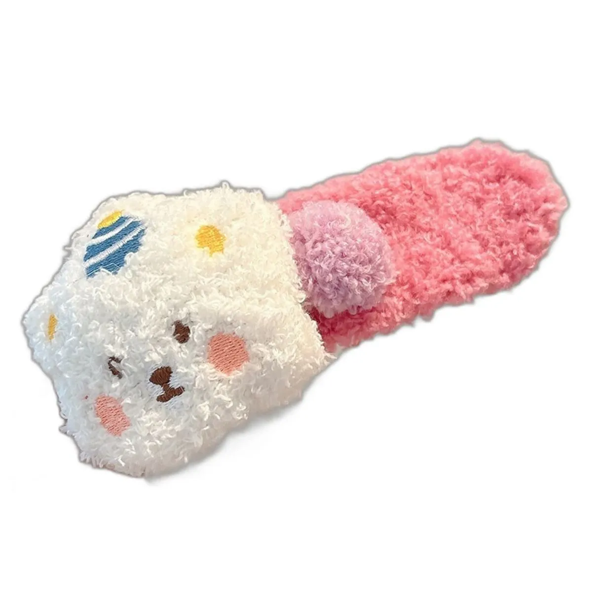 Cute Bear Cartoon Headband for Face Wash and Masks