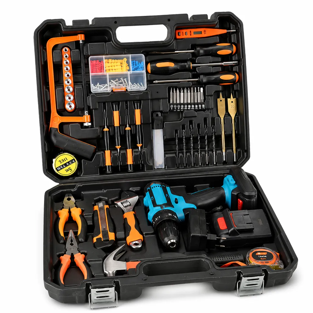 Set Drill Comprehensive Set Screwdrivers Pliers