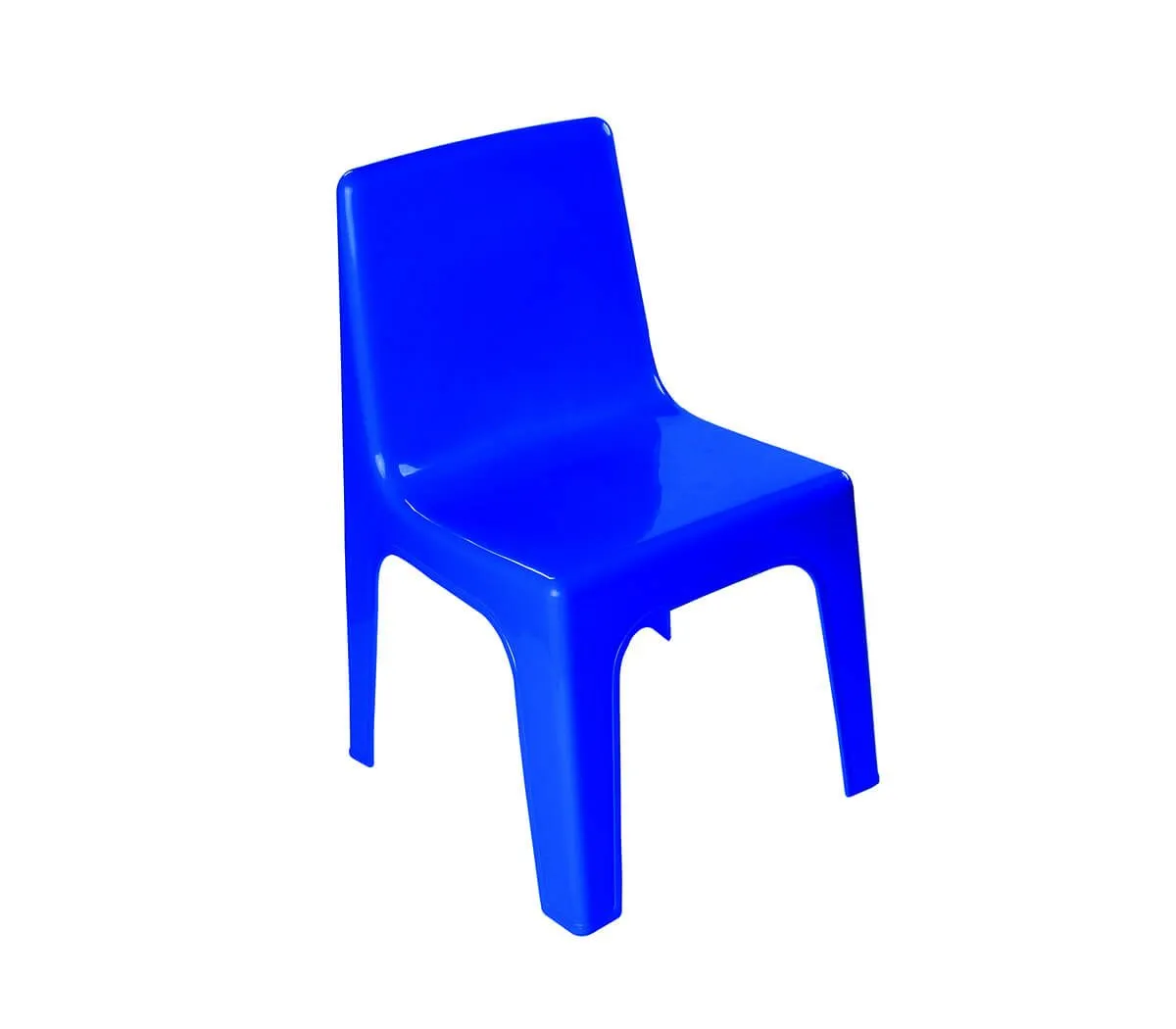 Junior Armless Kids Chair - Blue