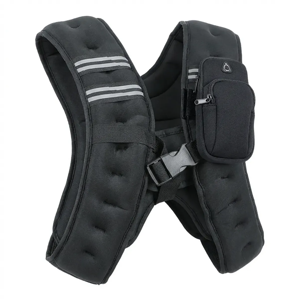 12 lb Adjustable Weighted Vest for Running & Strength Training