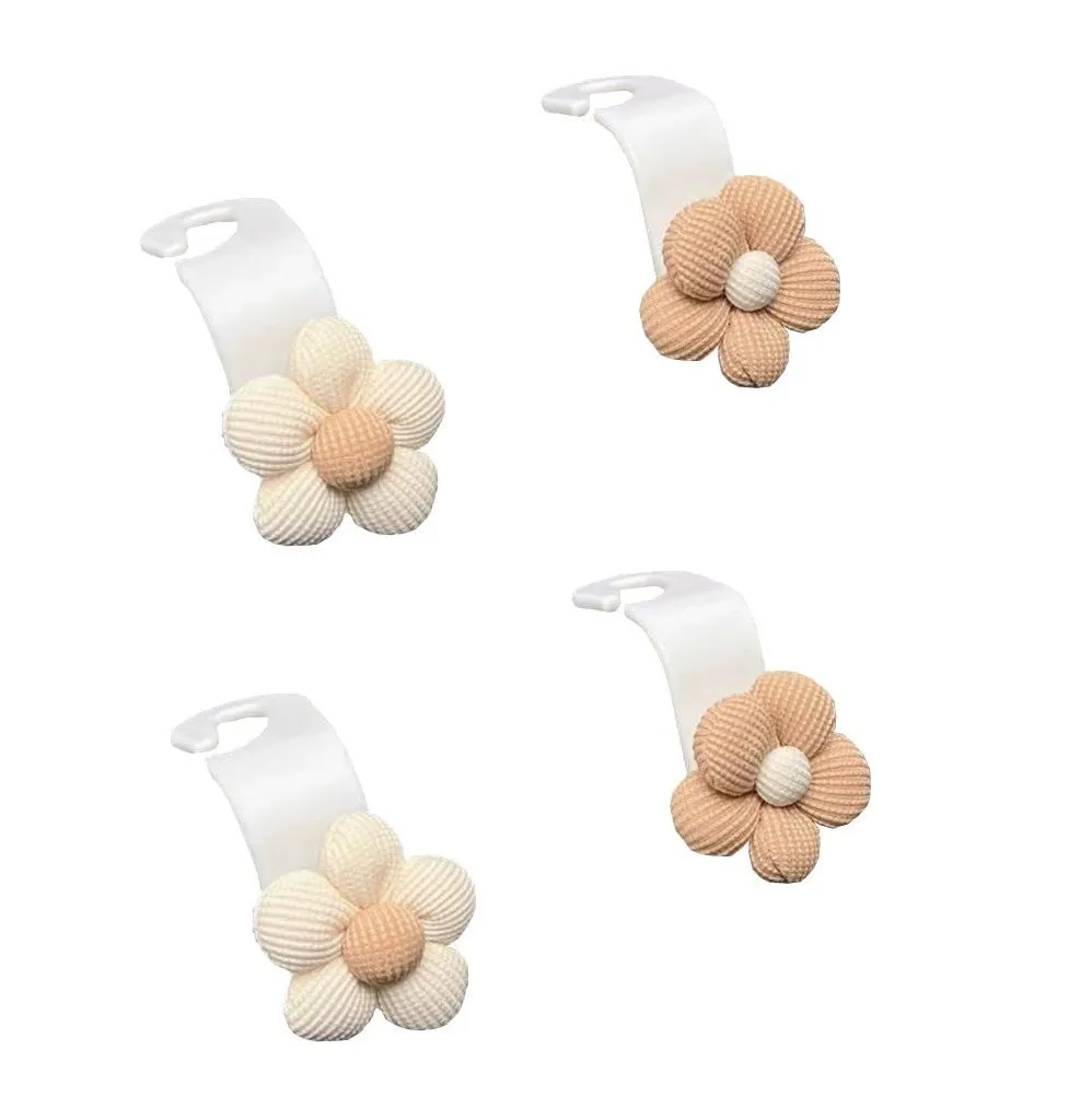 4 Pack Cute Bow Car Purse Hooks for Headrest - Space-Saving Car Accessories