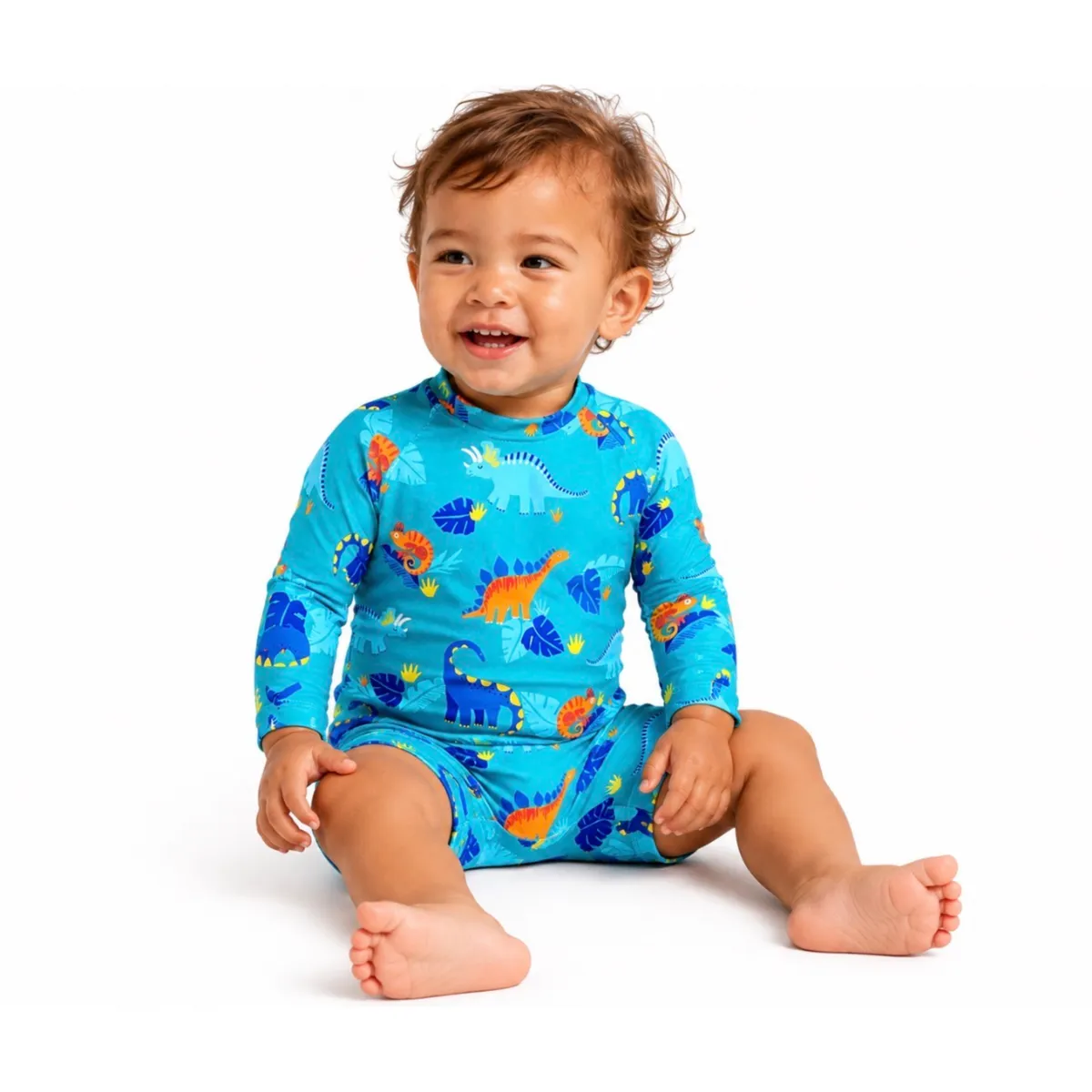 Swimsuit - Dinosaur Long Sleeve SPF50+