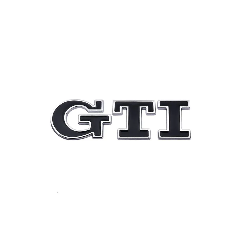 GTI-001, Volkswagen GTI Rear Boot Badge - GLOSSY BLACK