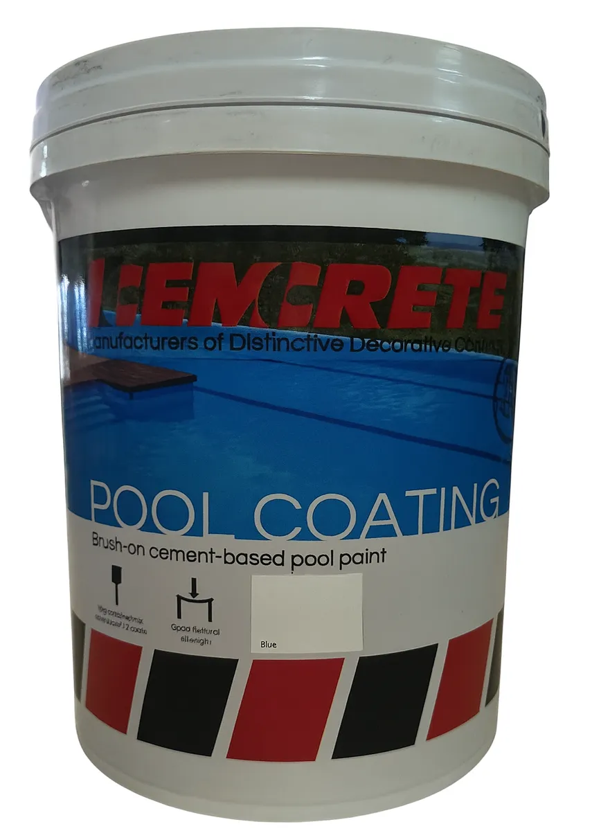 Cemcrete Swimming Pool Paint/Coating (For Marbelite Pools) - Blue