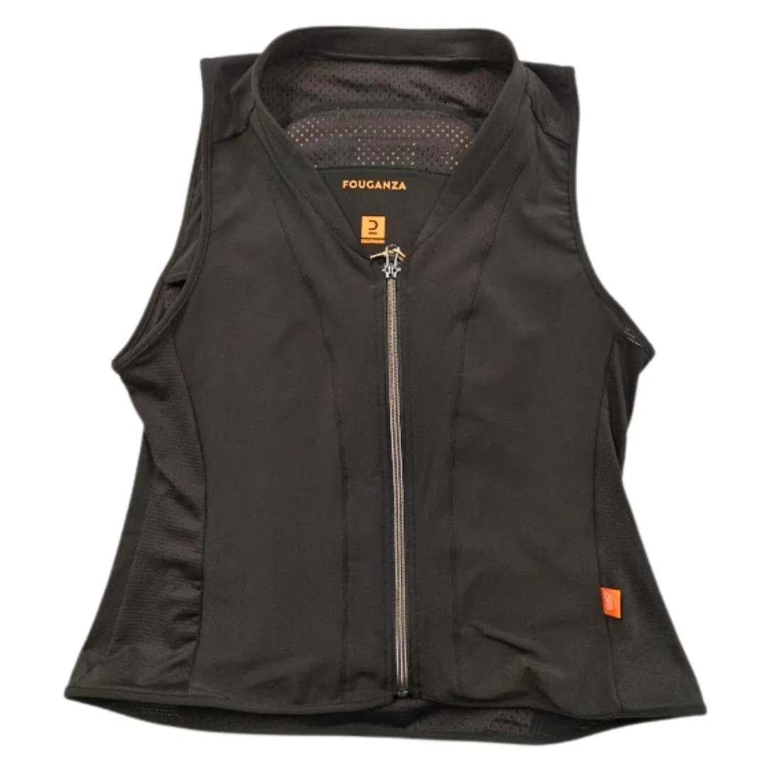 Fouganza Adult Horse Riding Flexible Back Protector 500 D3O - Black