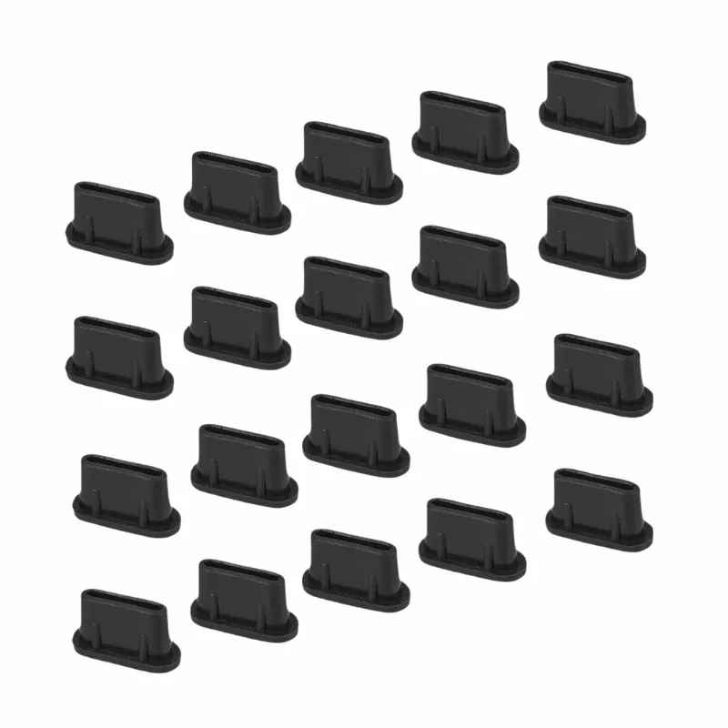 Type-C Anti Dust Plugs / USB-C Charging Port Dust Covers Silicone (20Pack)