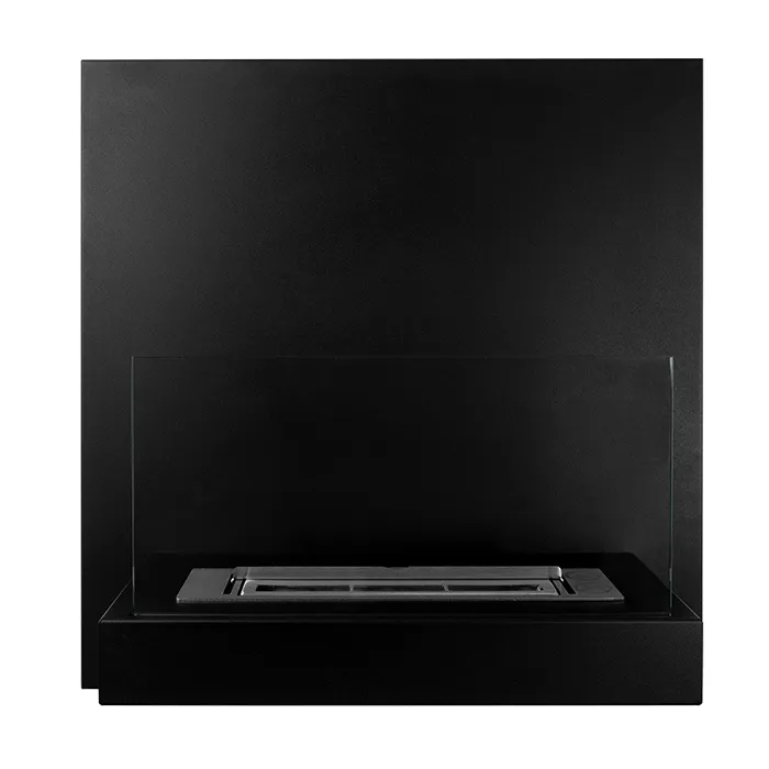 Novaflame - Wall-Mount Board Bio-Fireplace - Matte Black