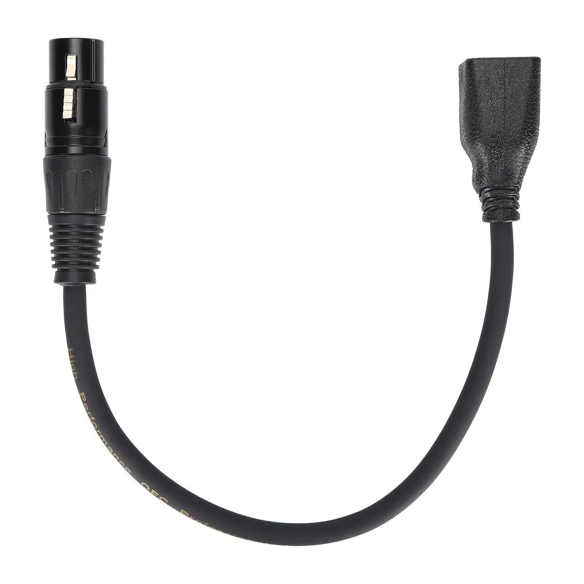 XLR to RJ45 Adapter Cable, Female Connectors, Oxygen-Free Copper