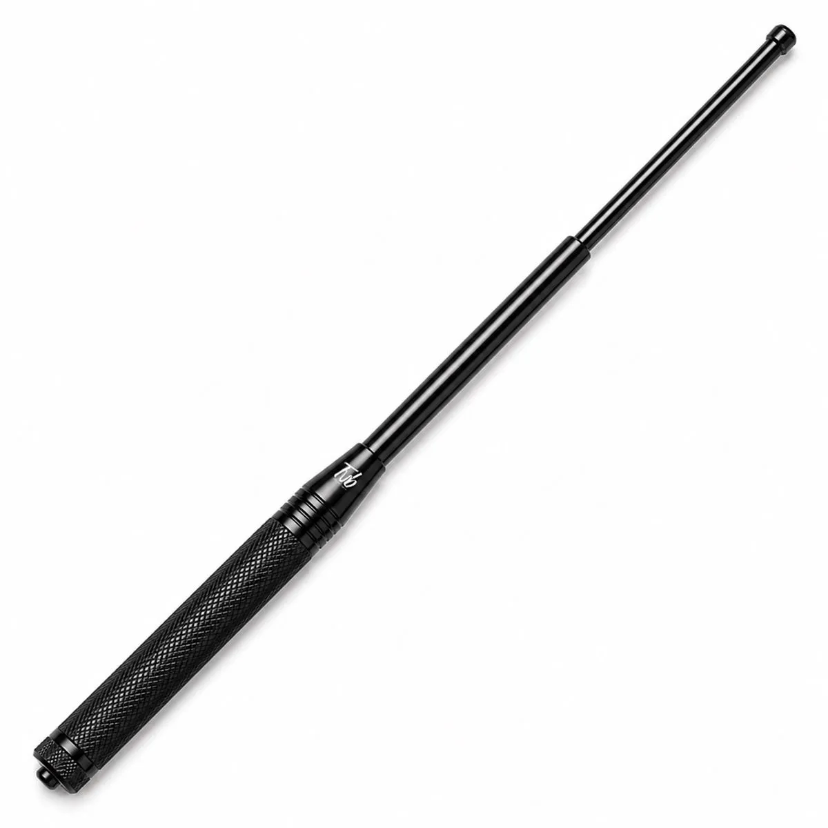 Metal Safety Extendable Baton - Self Defence Security Stick - Opens to 49cm - Black
