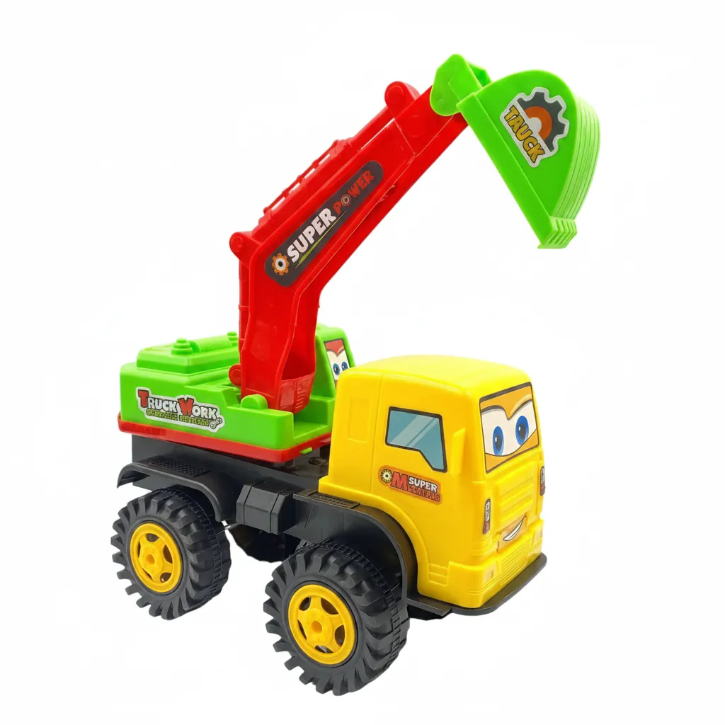 Construction Truck Toy Set - Heavy-Duty Vehicles for Kids 3+