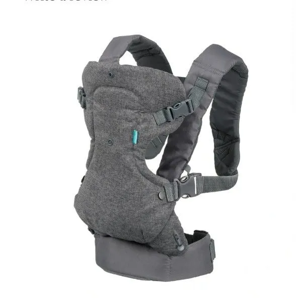FLIP 4-IN-1 Convertible Baby Carrier with 2 Muslin Blanket - Watermelon - Girls