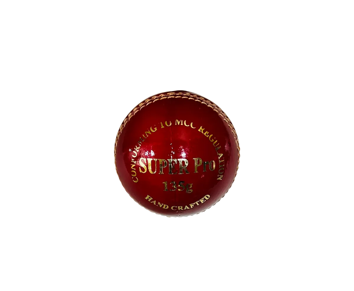 Grip Super Pro2 Cricket Ball - 135g Red