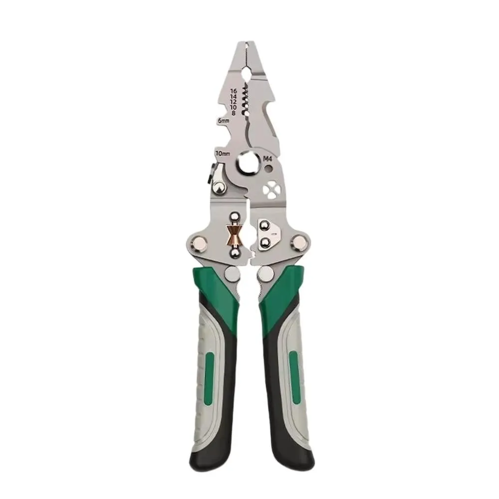Foldable Wire Stripper Crimper Cable Cutter Pliers Electrician CableCutting - Style A