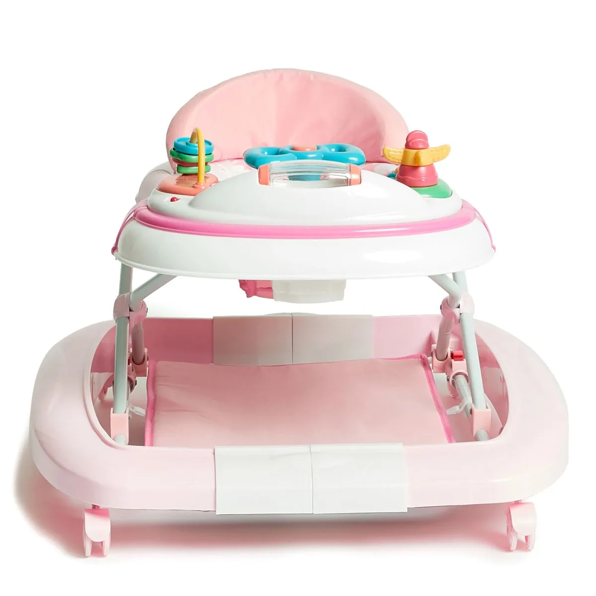 George & Mason Baby - 3-in-1 Walker & Rocker - Pink Stars