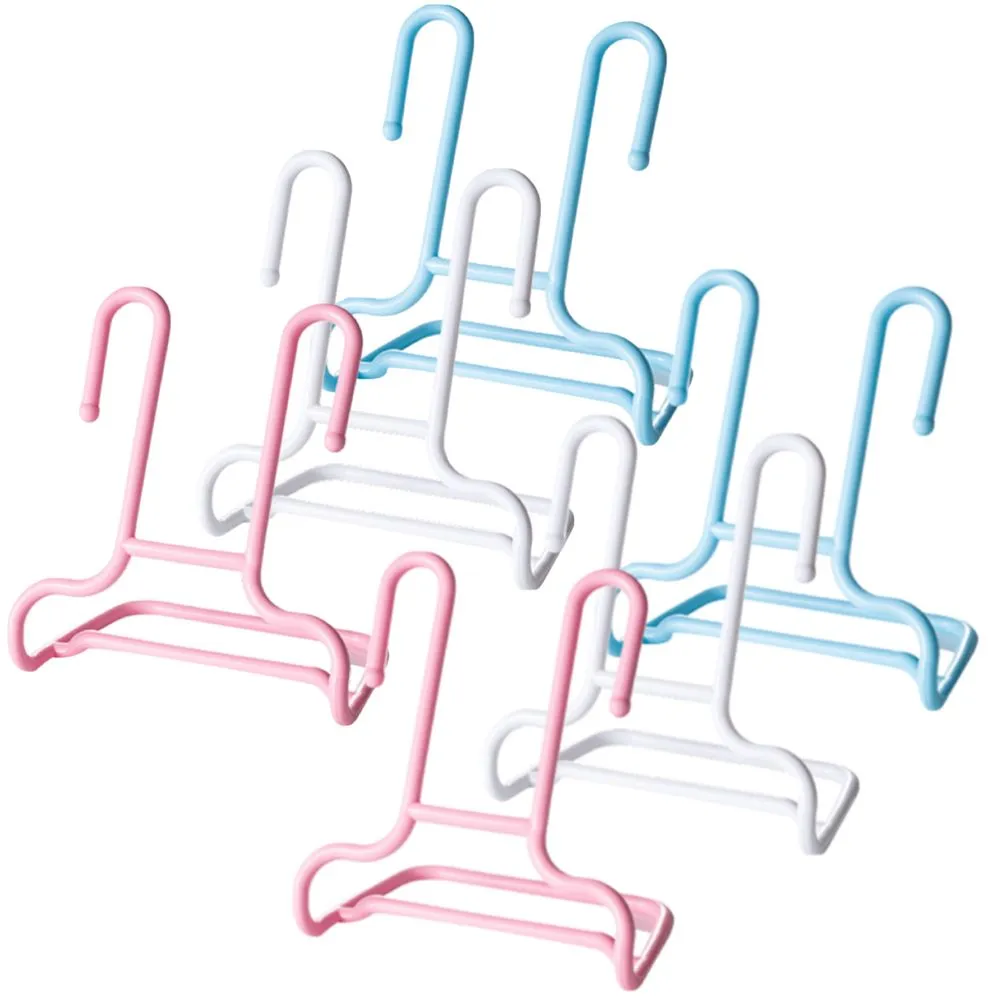 Multi-Functional Colourful Shoe Organiser Rack - Set of 6 Pro - 17cm - Pink, White