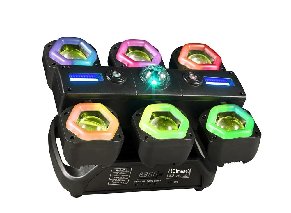 120W 6-Head Pirate Ship Stage Light