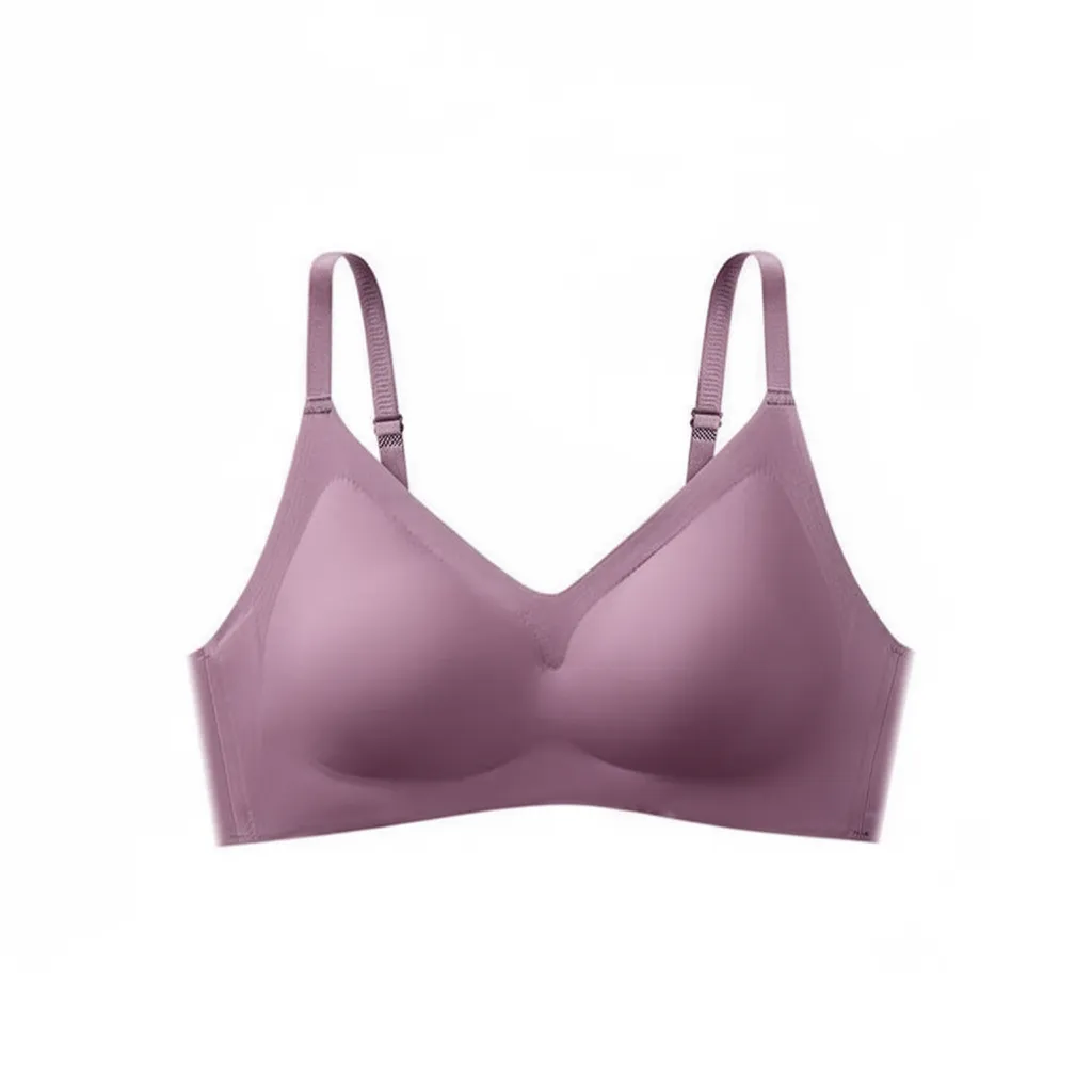 Seamless Push-Up Bra - Purple