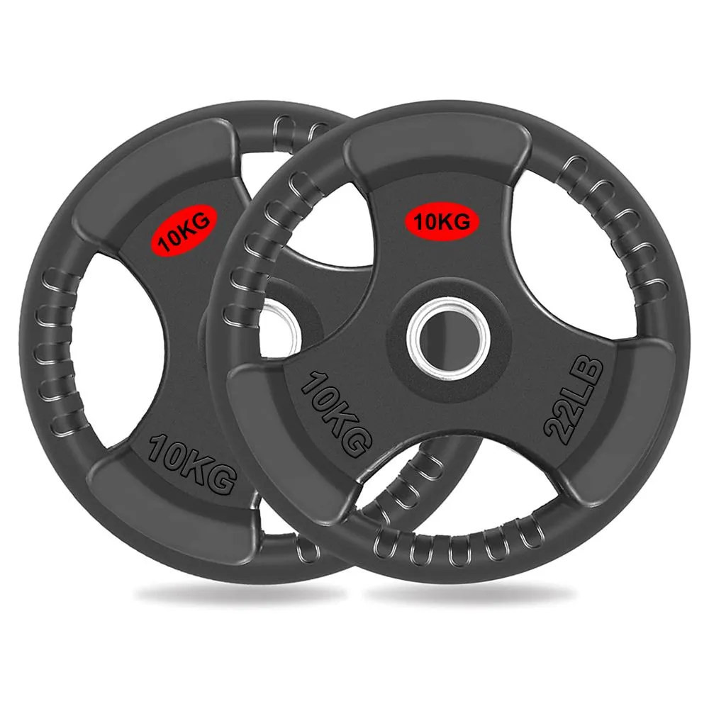 10kg Olympic Weight Plates with Rubber Finish
