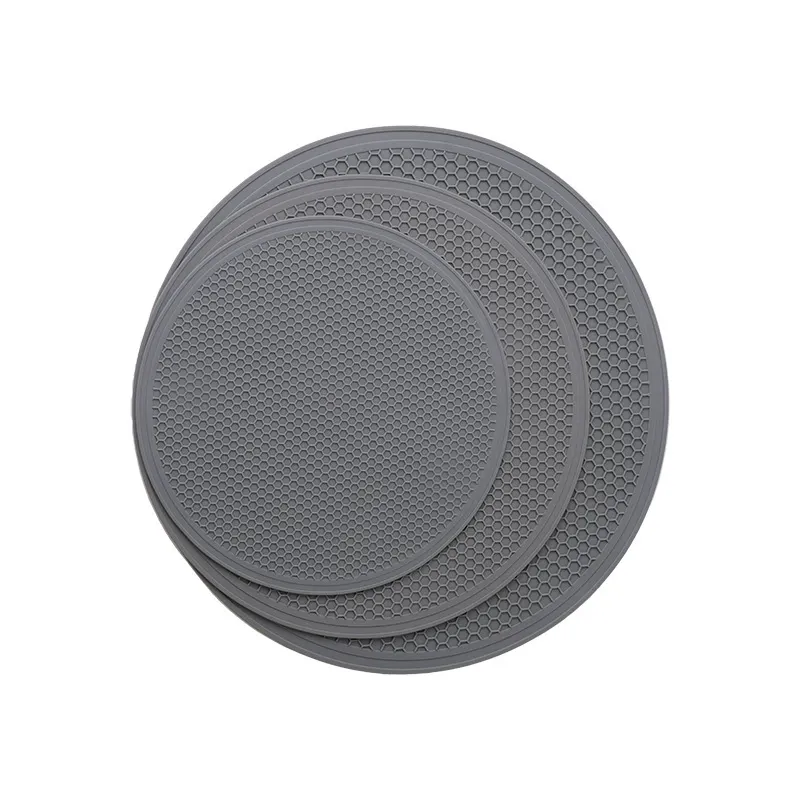 Silicone Honeycomb Dining Table Insulation Pad - Three Piece Set
