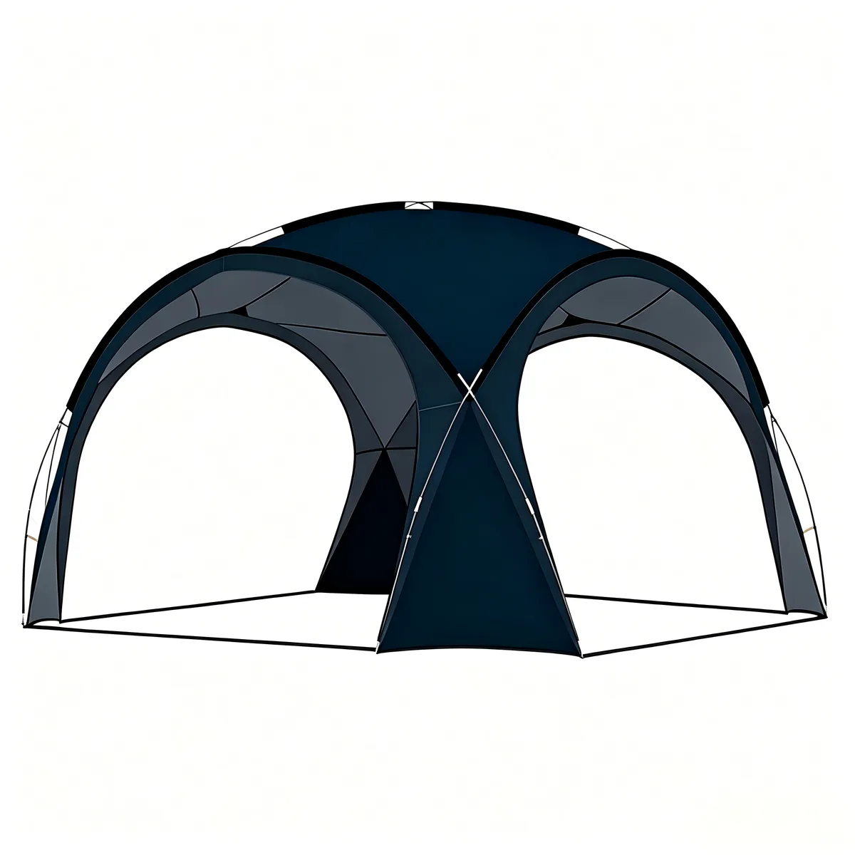 Dome Camping Canopy Tent Sunproof Outdoor Vault Tent, Gazebos,Family Tent