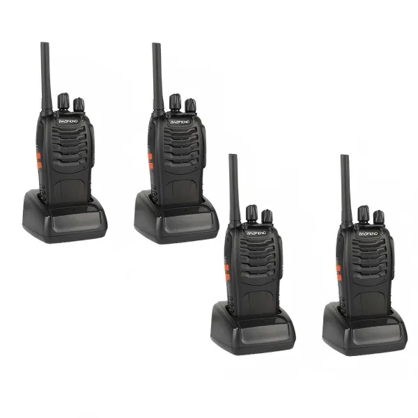 Baofeng 16-Channel UHF Walkie Talkie 2-Way Radio - 6 Piece