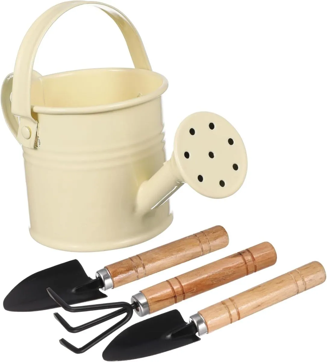 Small Beige Watering Can With Long Spout For Indoor Outdoor Plants Succule