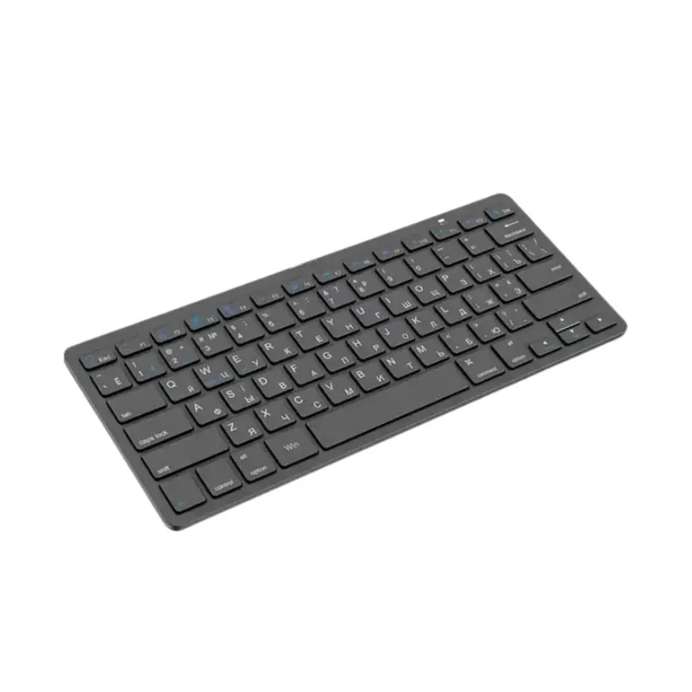 Slim Wireless Bluetooth Keyboard 2.4G USB Receiver Multi-Device Compatible