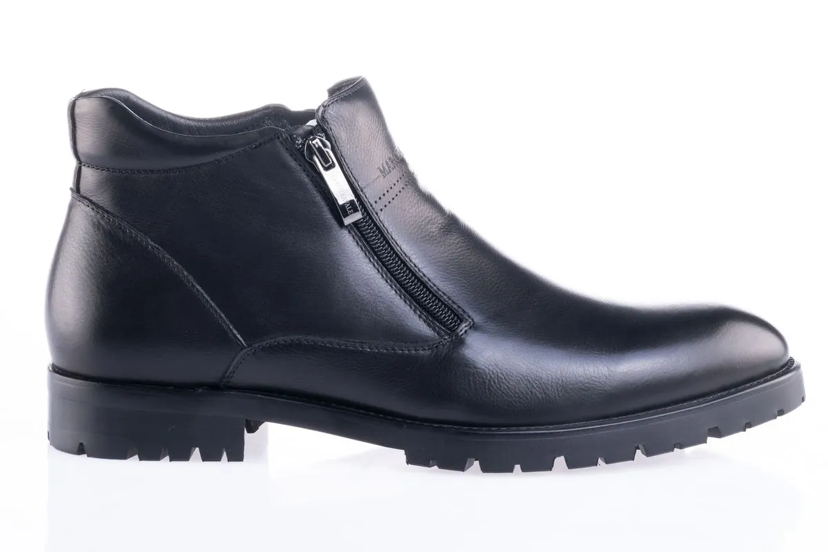 Marco Kavaleri - Men’s Milano Formal Zip-Up Boots - Black