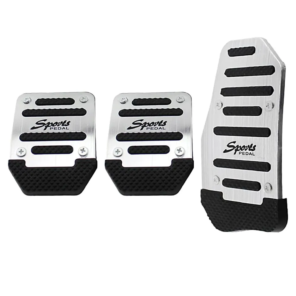 Automotive High Quality Anti-Slip Manual Transmission Car Pedal Pads 3pc