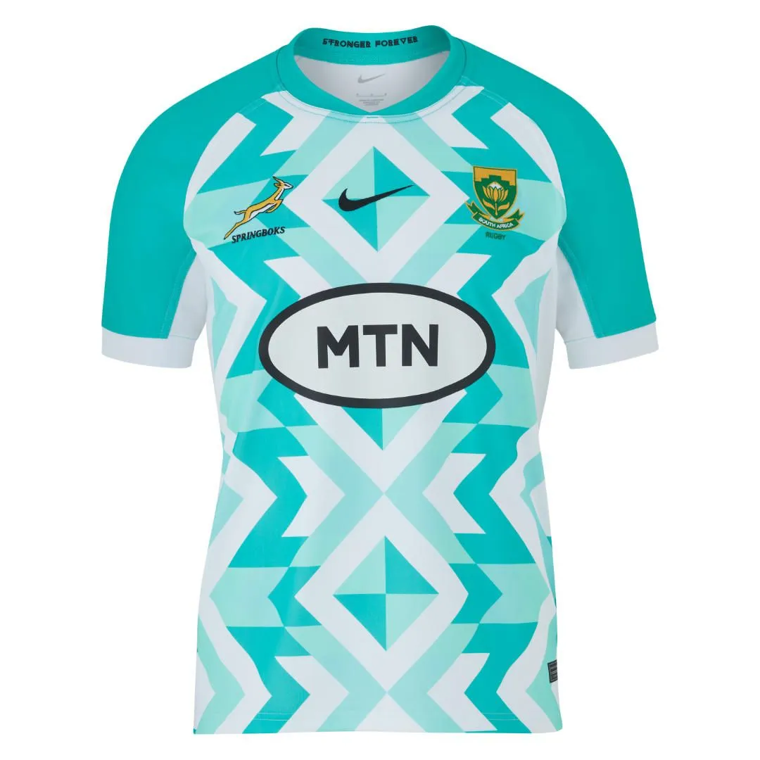 Nike Youth Springbok Away Stadium Jersey - Turquoise