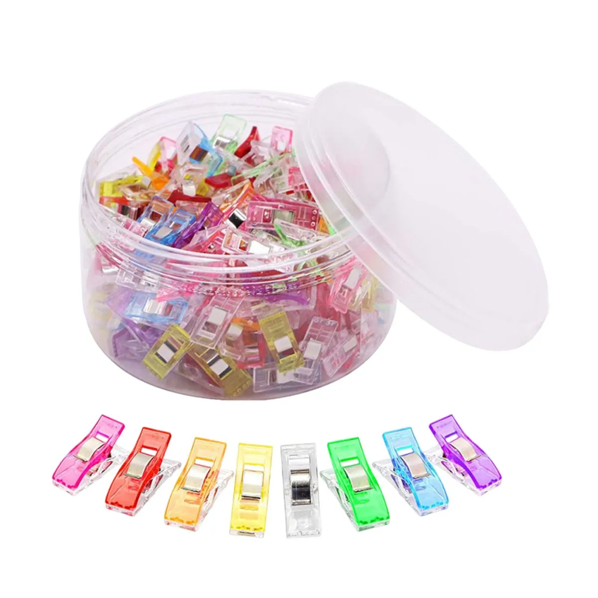 50pcs Craft Sewing Clips Multifunctional Clamps for Quilting Positioning