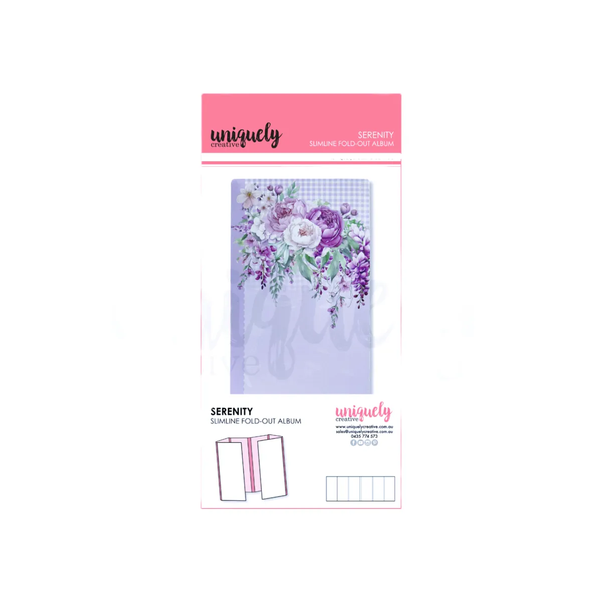Serenity Slimline Fold-Out Album