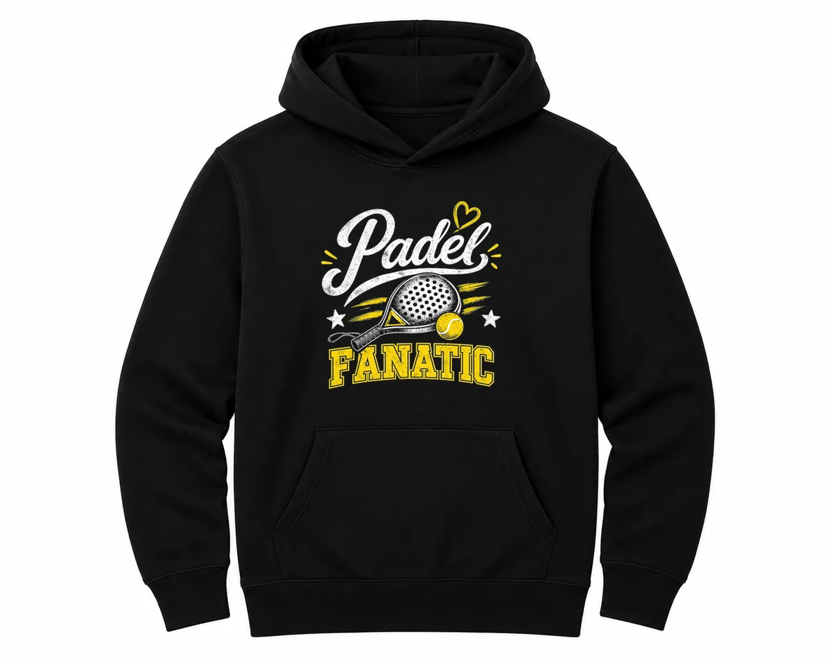 Padel Fanatic Funny Padel Sports Design Unisex Hoodie