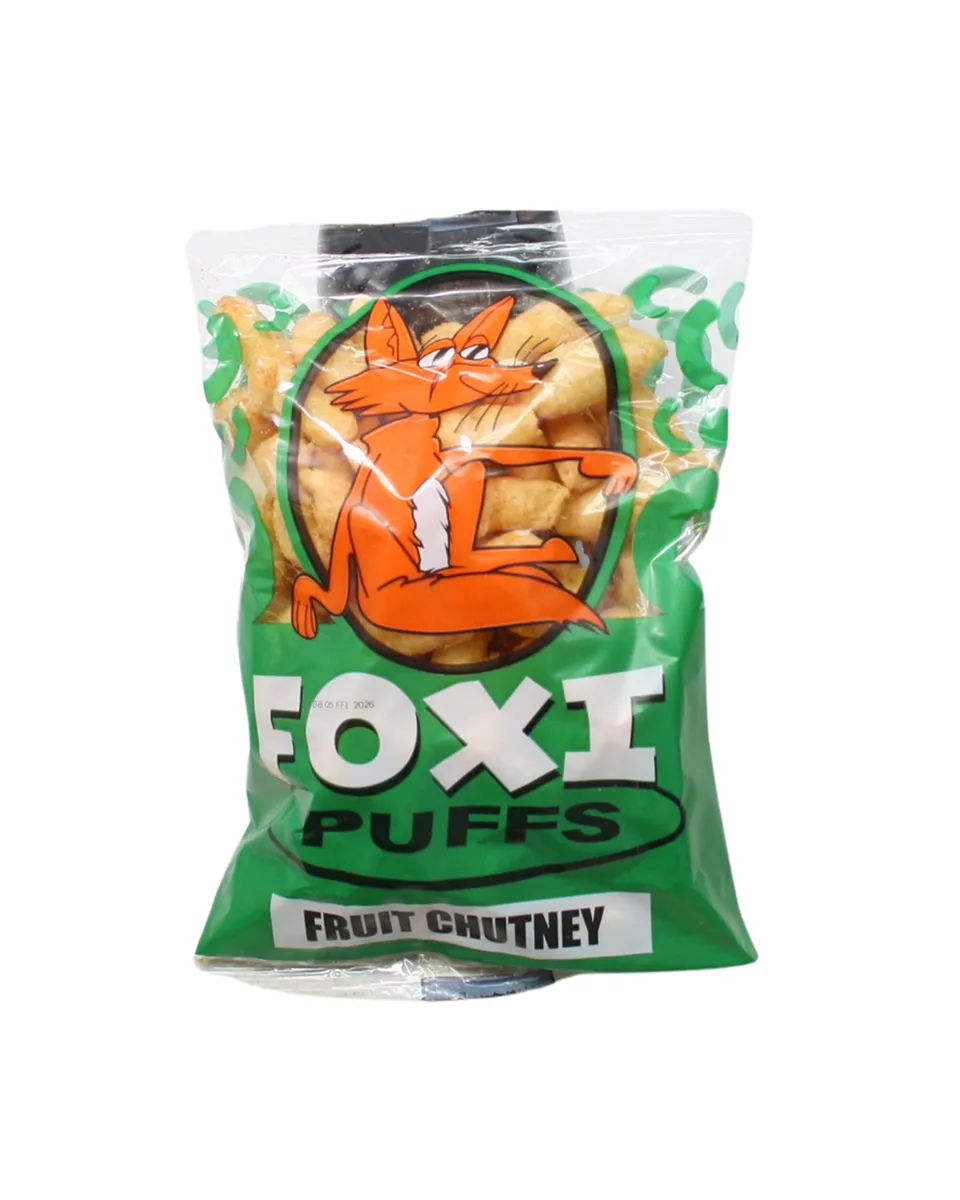 Foxi Puffs- Fruit Chutney Flavour (20 x 50g Pack)