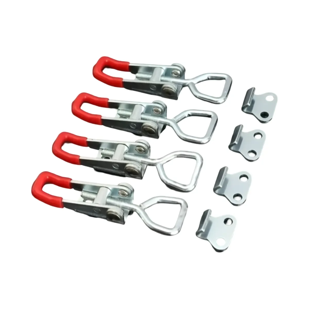4pcs Heavy Duty Iron Strap Latches