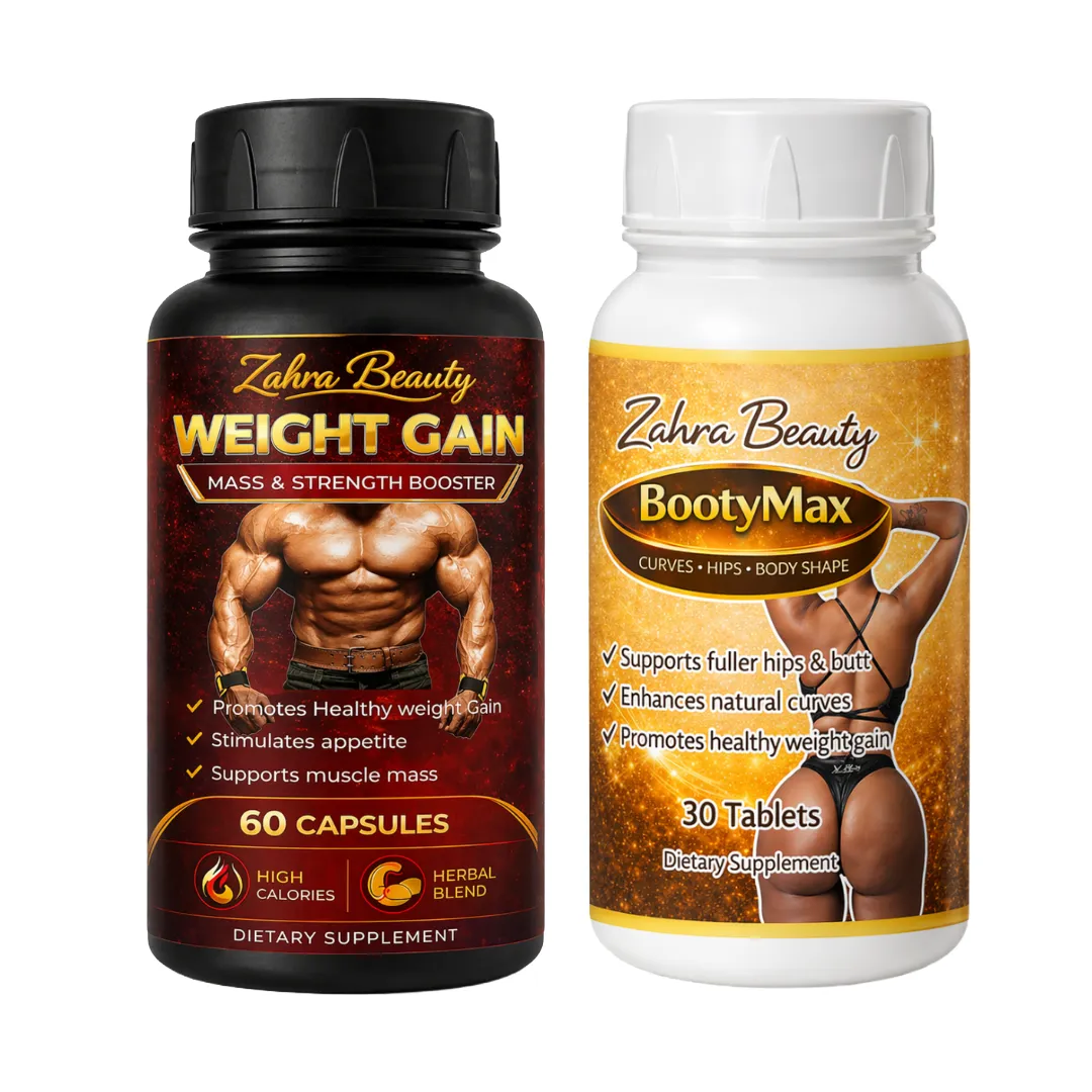 Weight Gain Capsules and BootyMax Tablets for Hips & Butt