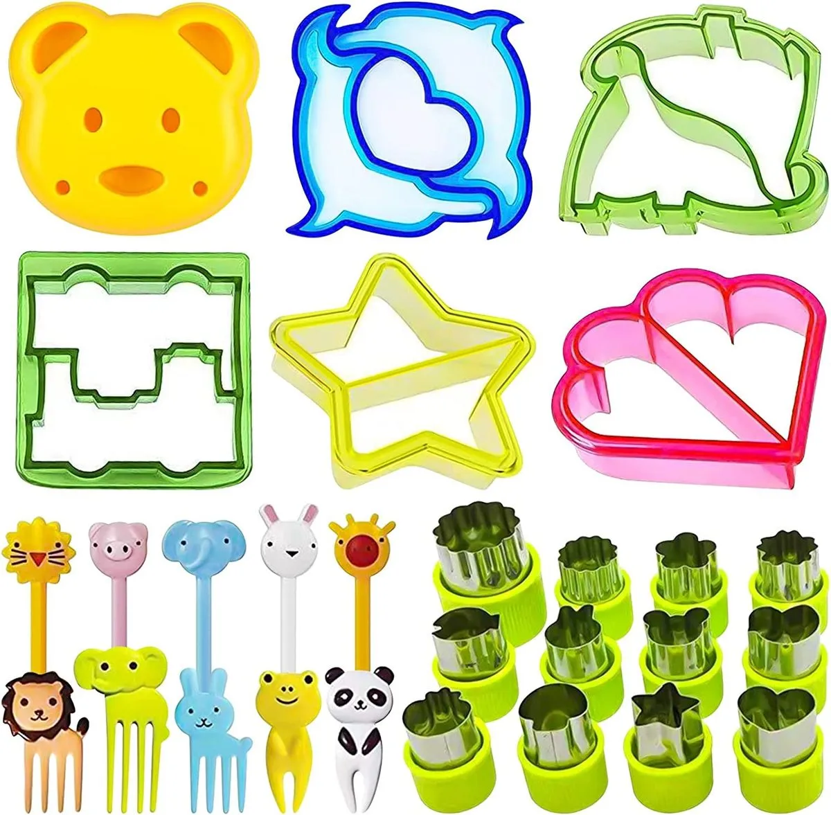 Cartoon Sandwich Mold Set