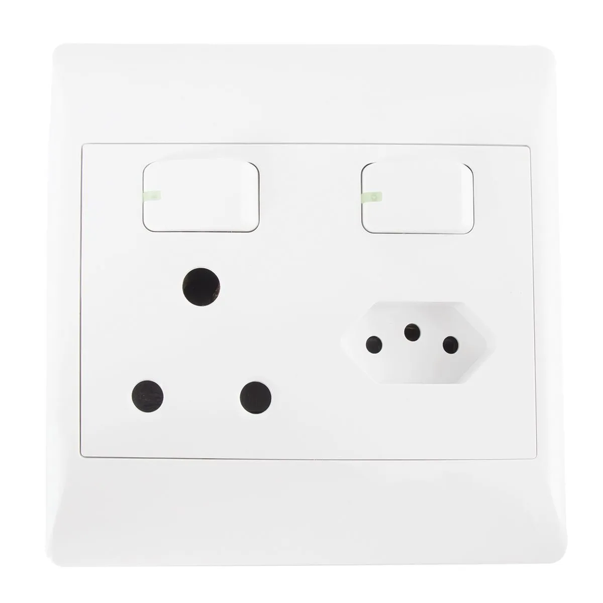Bright Star 16 Amp Plug & New RSA Socket - Elegant Design & High Durability - White