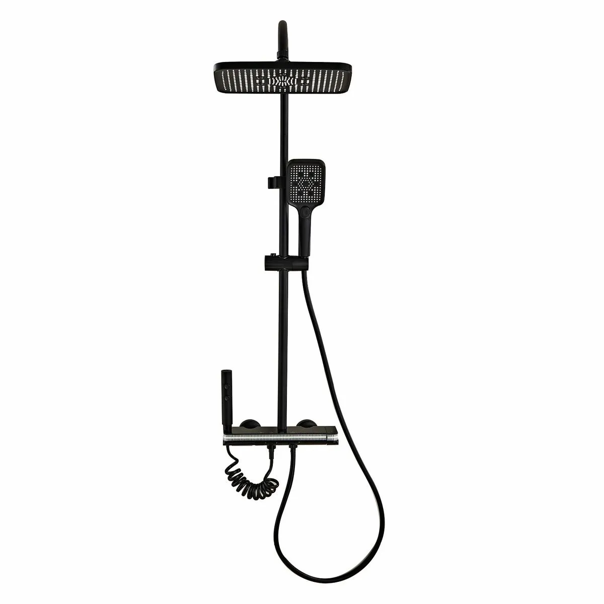 IFEEL Modern Multifunctional LED Digital Display Shower System 033 - Black