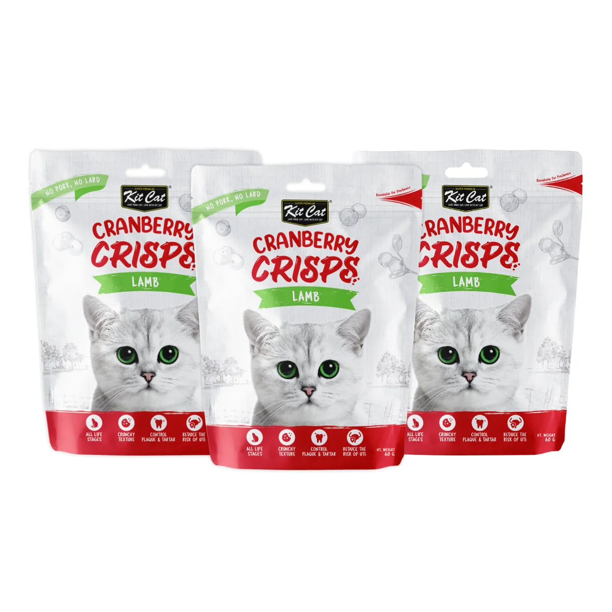 Cranberry Crisps Lamb (3 x 60g)