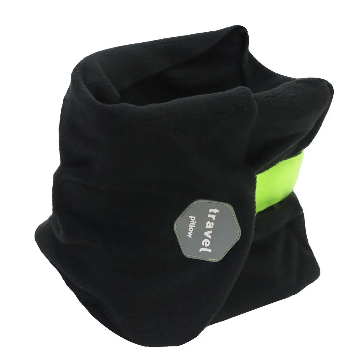 Ultra-soft travel pillow with neck support, ideal for air and car travel