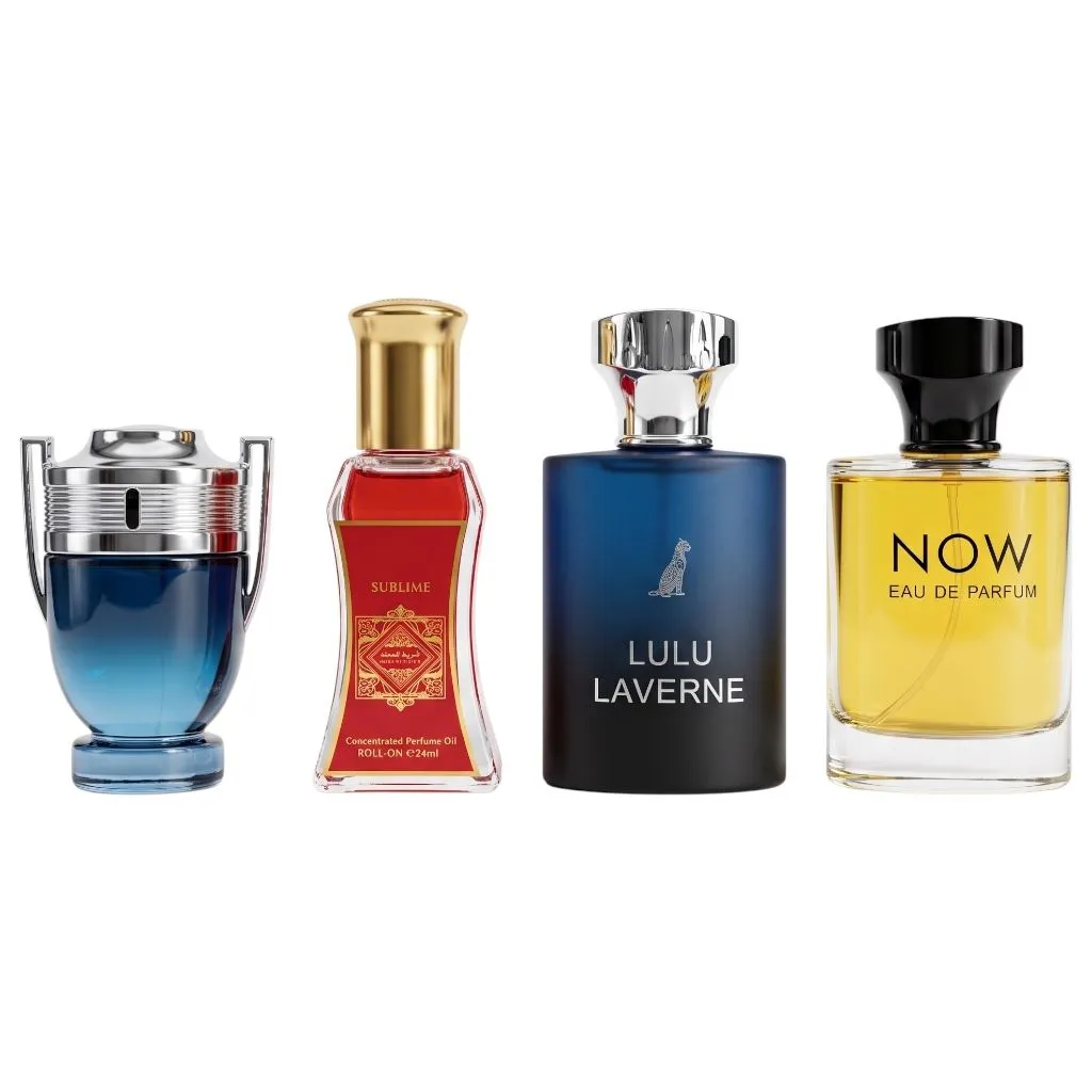 4 Pack Premium Men's Eau De Parfum 30ml Concentrated Perfume Oil Gift Set