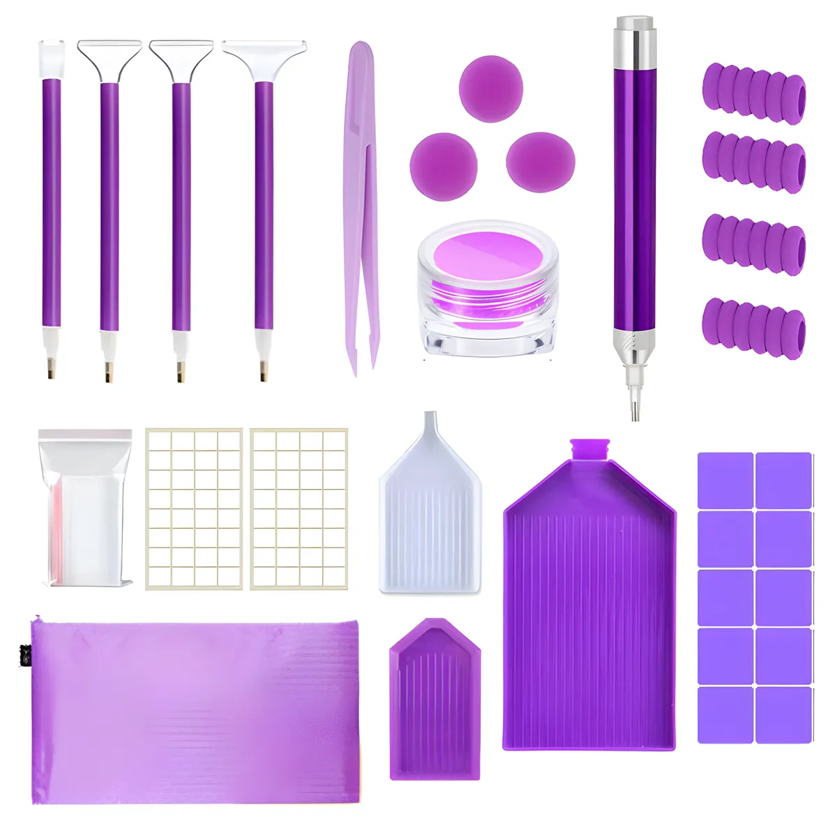 70 Pcs Diamond Painting Accessories Tools Kit Diamond Art Tool Set for Kids