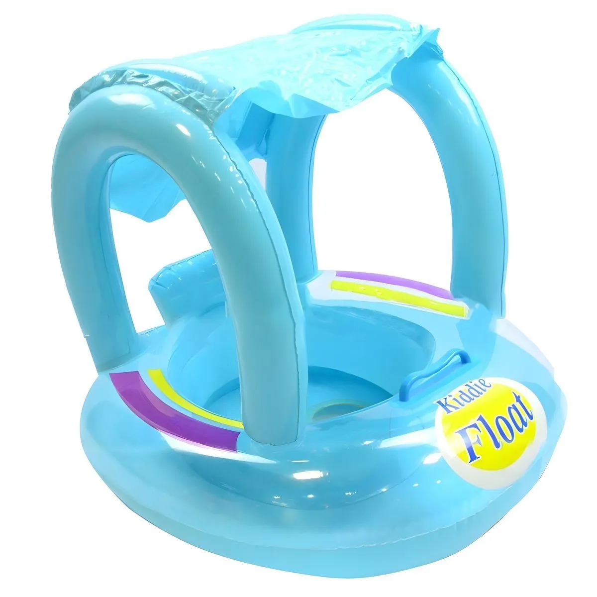 Kids Boat with Sun Shade - Blue