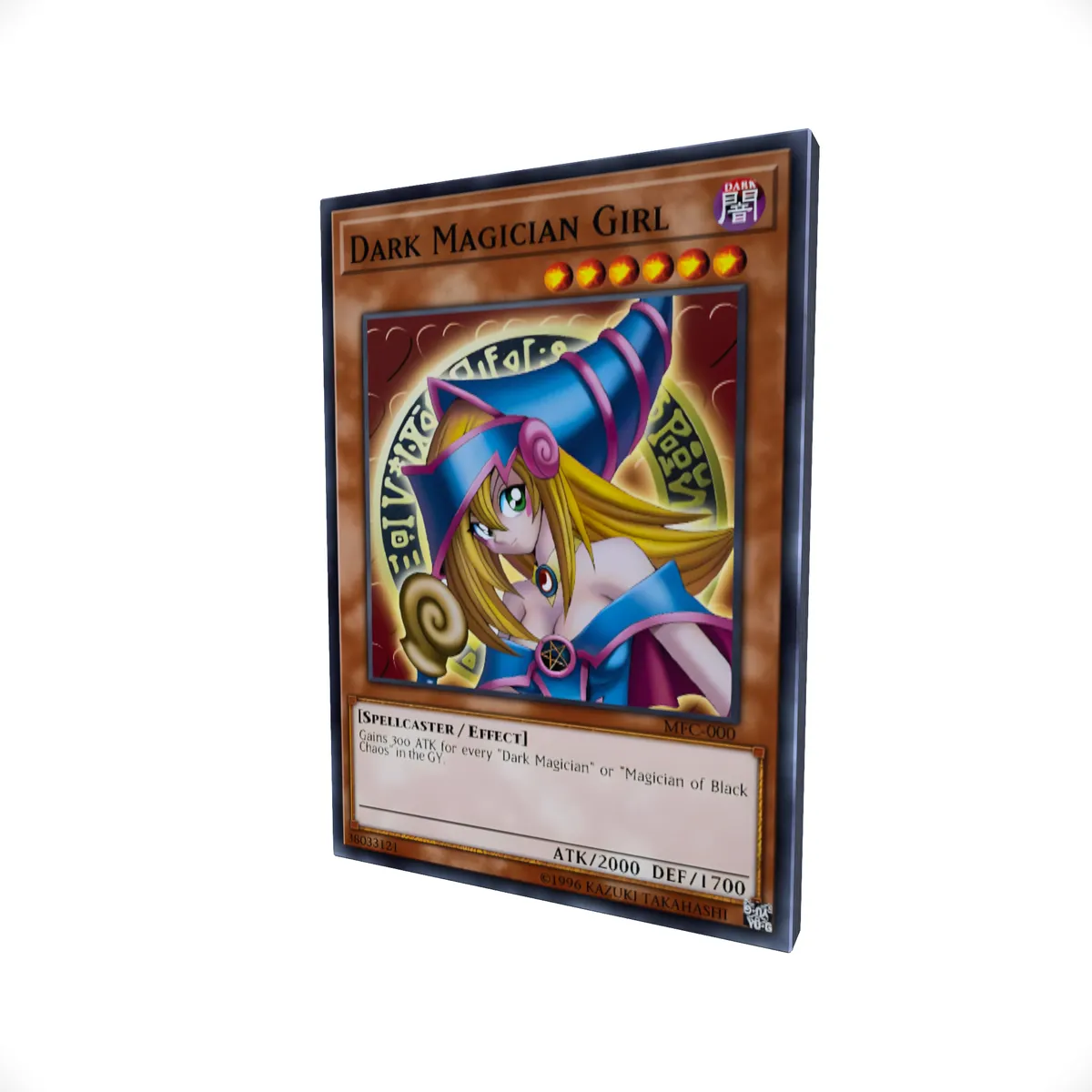 Dark Magician Girl - Yu-Gi-Oh! Card Themed Mouse Pad